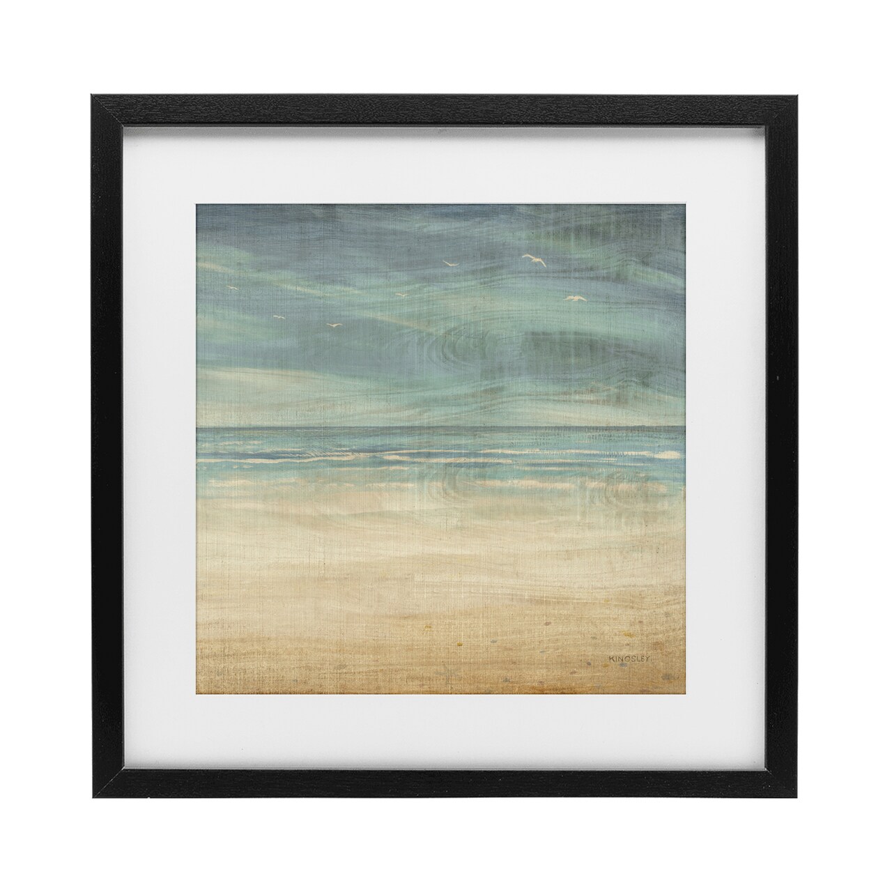 Stupell Industries Moody Coastal Days Framed Print Under Glass, design by Dan Meneely